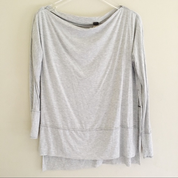 Free People Tops - Free People / We The Free Grey Boat Neck Top